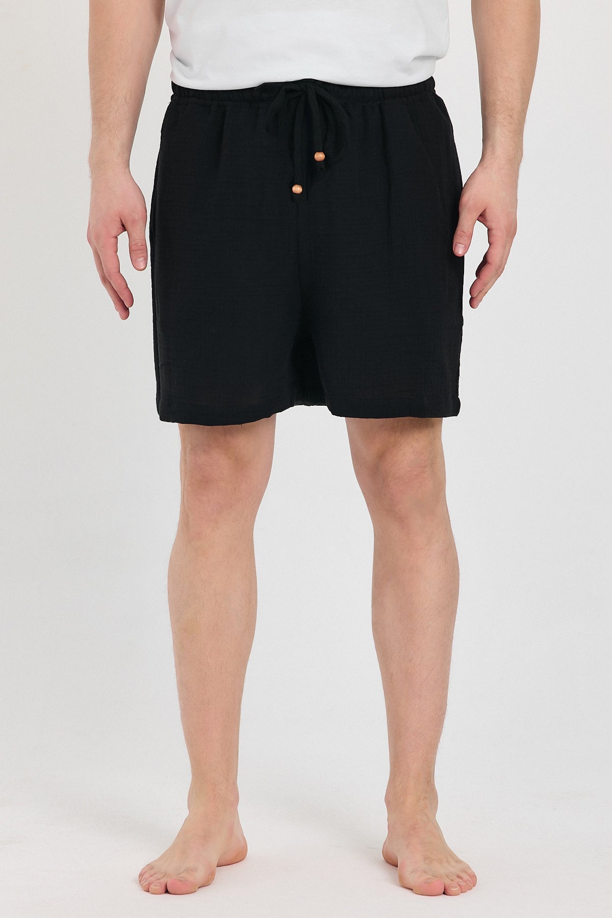 Alessio de Sole 100% Cotton Black shorts - Men