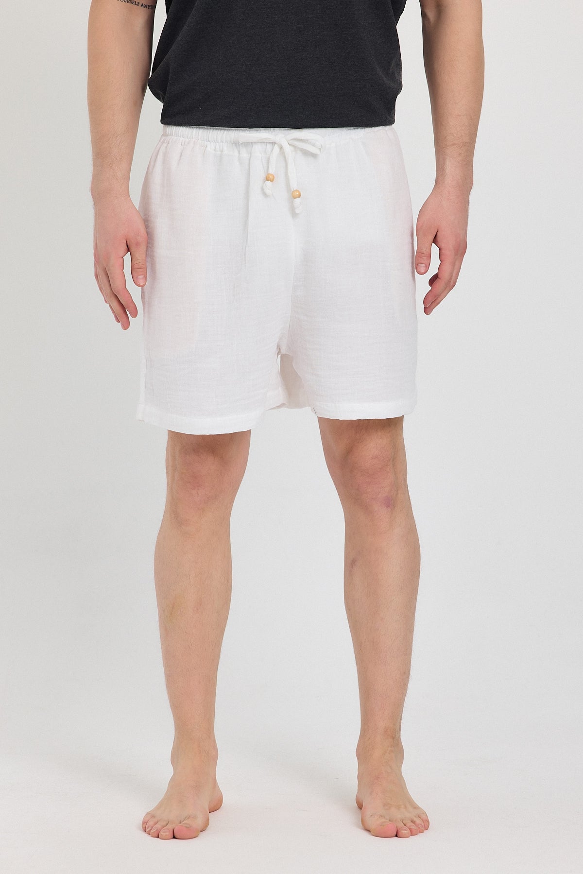 Alessio de Sole 100% Cotton White shorts - Men