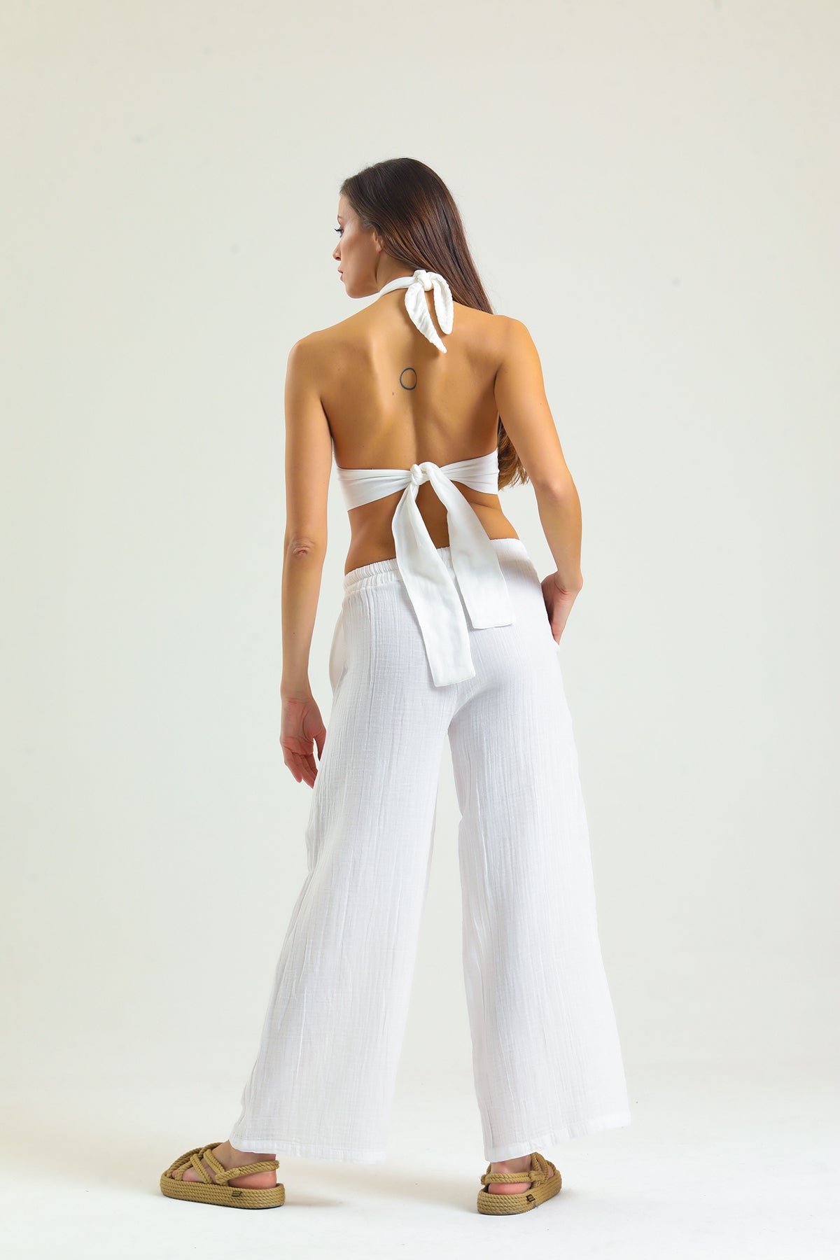 Alessio de Sole 100% Cotton White Top - Women
